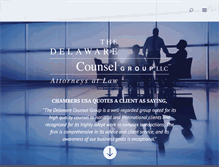 Tablet Screenshot of delawarecounselgroup.com